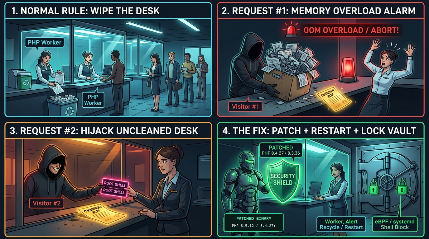 How PHP2Shell Works: The Two-Request Worker Memory Heist